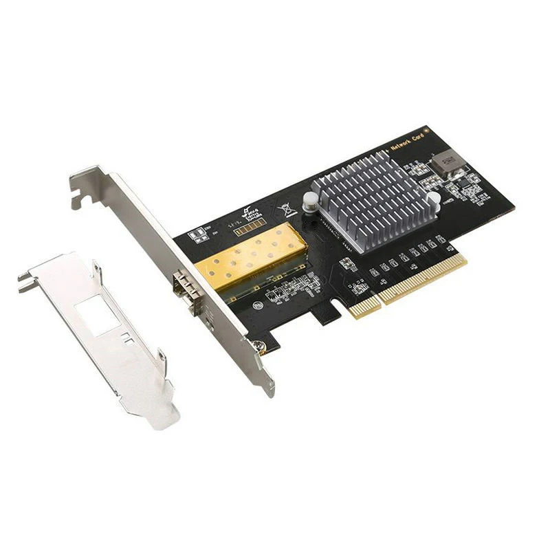 

10-гигабитная PCIE сетевая карта для настольного сервера 82599, оптическое волокно, PCI-E X8 LAN адаптер SFP 10-гбит сетевая карта