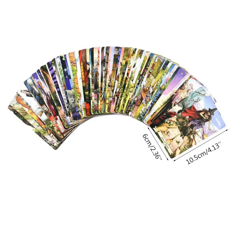 

Everyday Witch Tarot 78 Cards Deck Fate Divination Party Board Game Playing Card