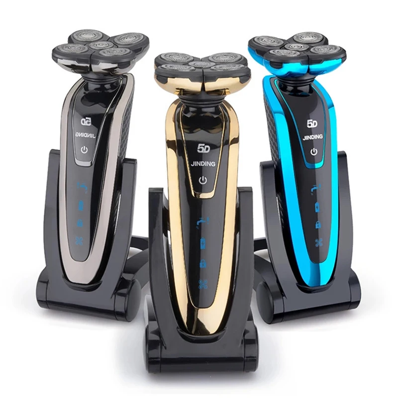 

5D Floating Head Electric Shaver Men's USB Charging Safety Razor Waterproof Electric Trimmer for Men Portable Shaving Machine