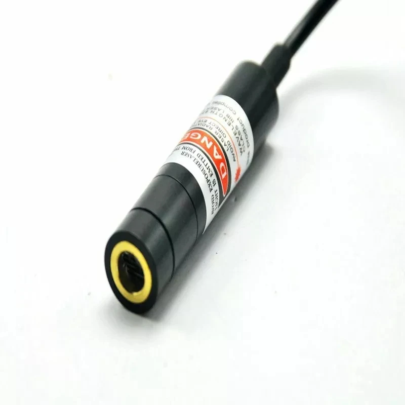 Фокусируемый 5mw 635nm оранжевый красный лазерный точечный модуль w 5V адаптер