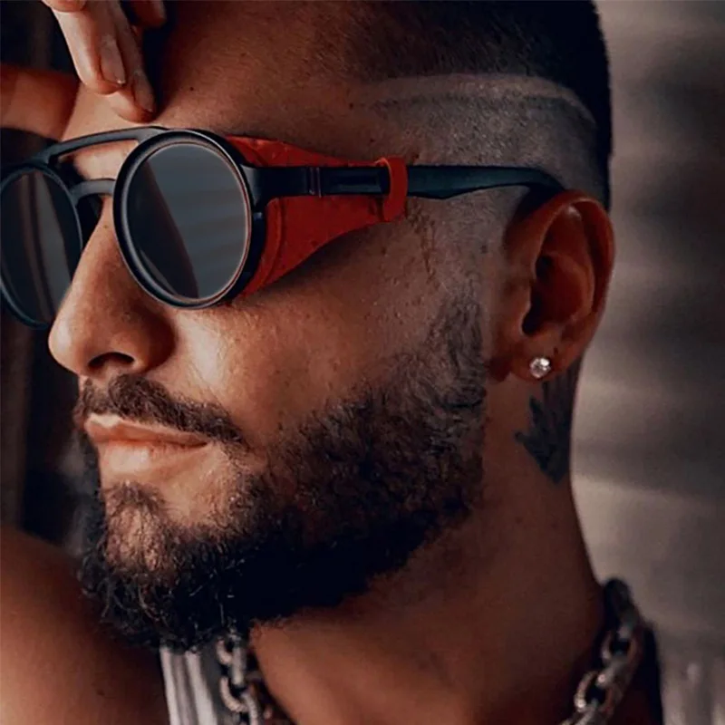 

2020 классические Винтажные Солнцезащитные очки в стиле панк, женские модные очки, роскошные брендовые солнцезащитные очки, мужские солнцеза...