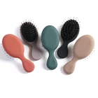 Портативный карманный спутанный гребень для волос, щетка для укладки в салоне, щетка для шампуня, массажер, расческа для волос, конский волос, модный инструмент для укладки