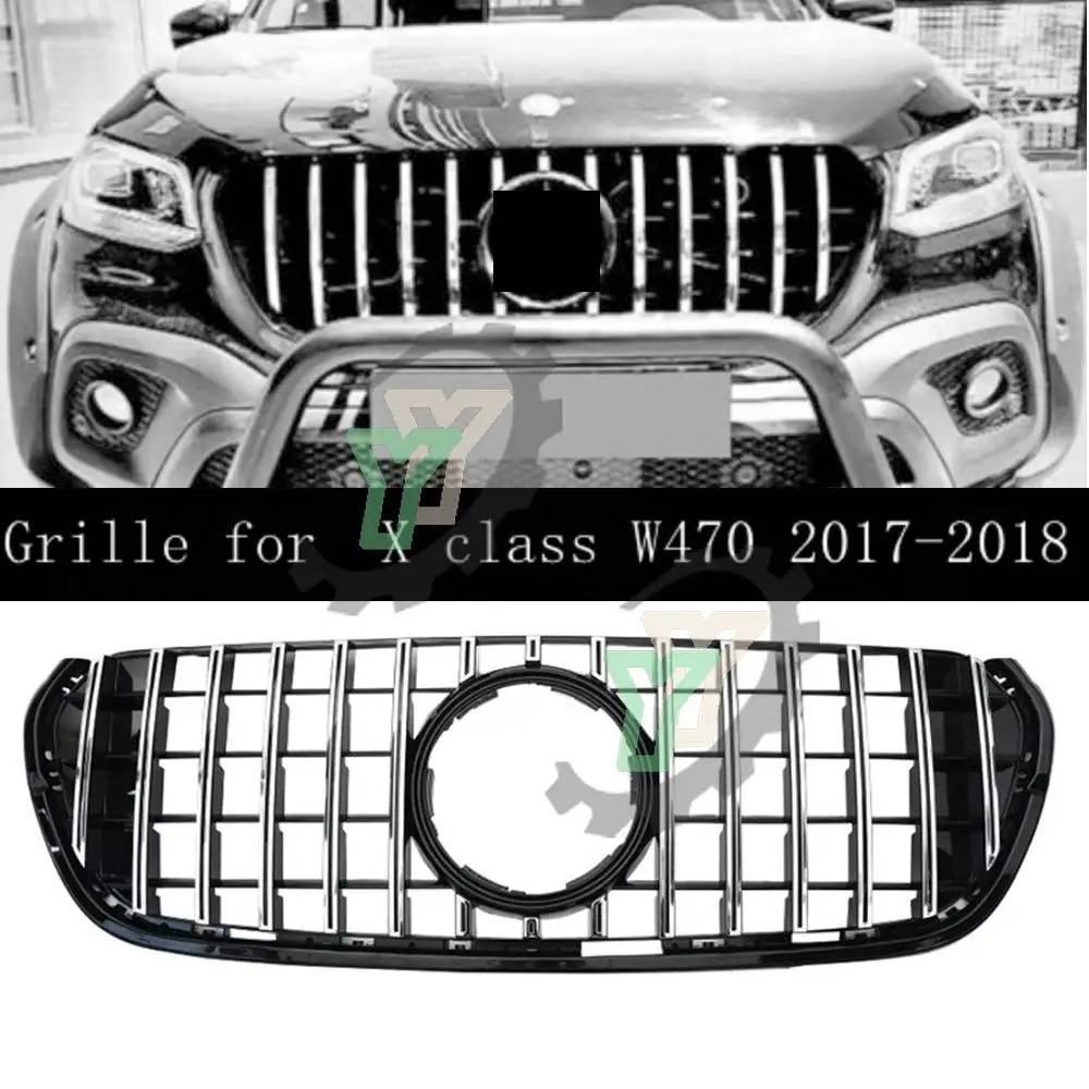 

GT style front bumper mesh grille for Mercedes-Benz X-Class W470 2017 2018+ GT R racing grille