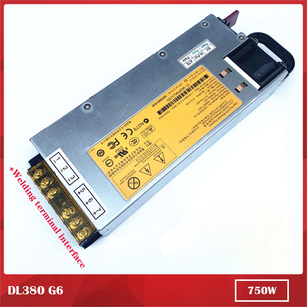 Блок питания для HP DL380 G6 506821-001 506822-001 511778-001 Модель: HSTNS-PL18 12 в 60 А 750 Вт PS: сварочный