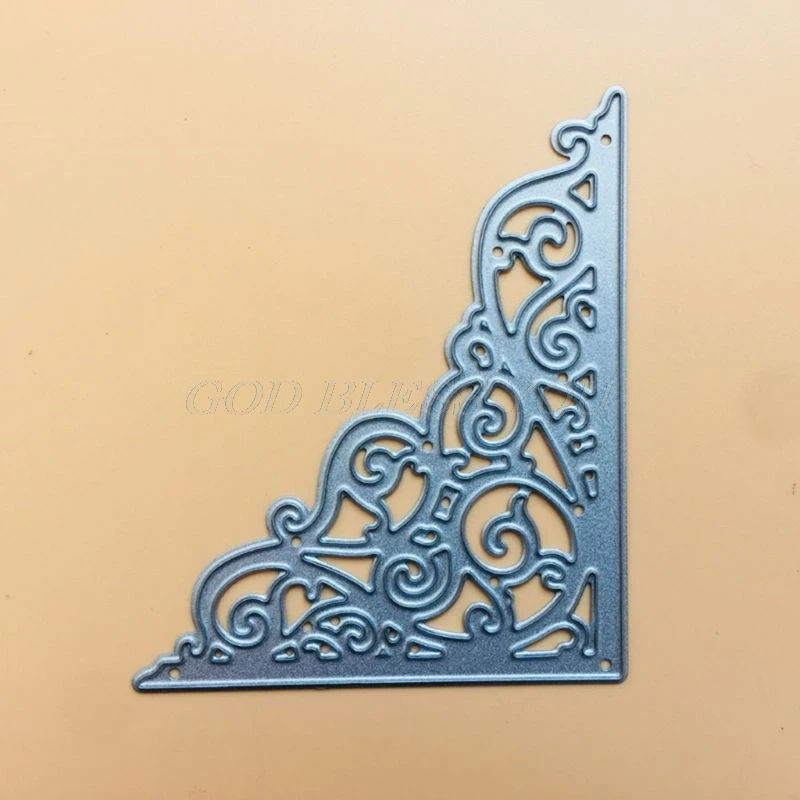 Угловые металлические режущие штампы Трафаретный Скрапбукинг сделай сам штамп