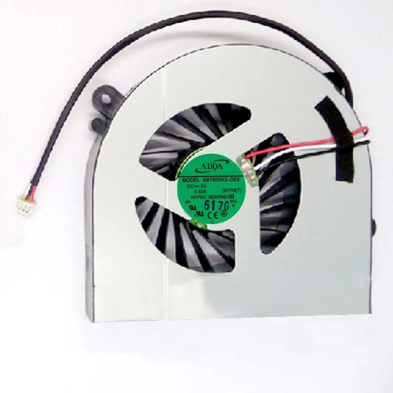 

Охлаждающий вентилятор ADDA AB7905HX-DE3 для ноутбука 5 в А для Clevo W370ET W350et W370S W350ETQ W370ST W350ET