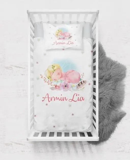 

Постельное белье для новорожденных, мягкое, зимнее, летнее, Осеннее, весеннее, комплект пододеяльника, Хлопковое одеяло или детская кровать,...