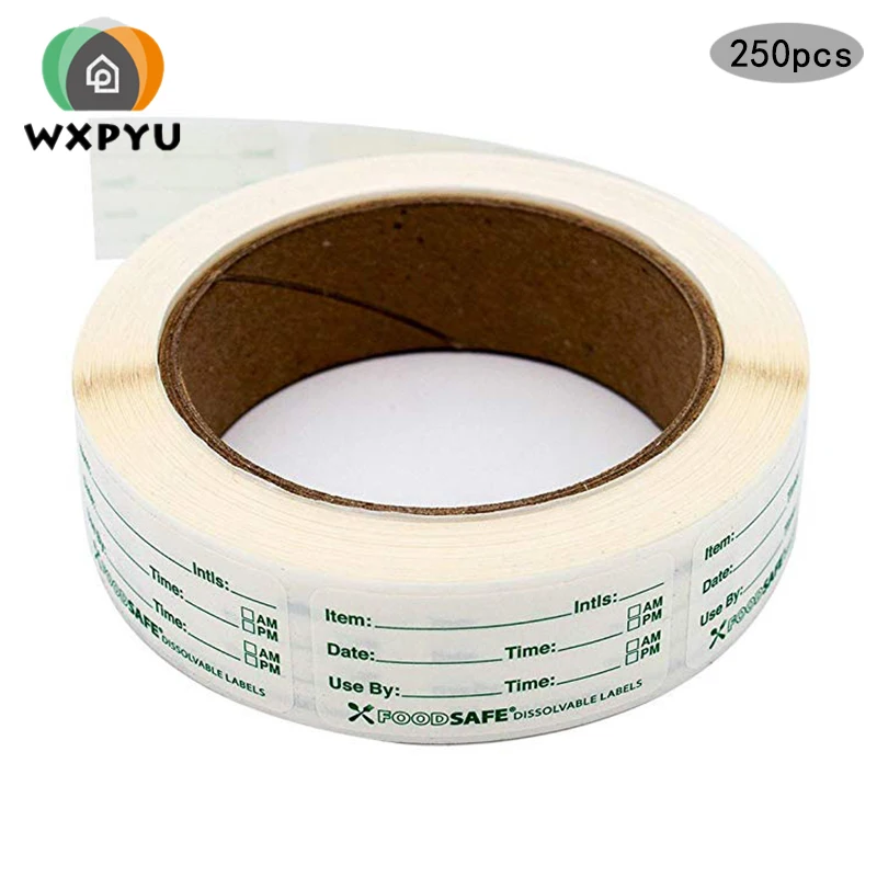 1x2 ''самоклеющаяся наклейка Съемная морозильная камера наклейки для пищевых