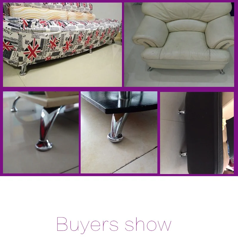 Стальные ножки для мебели утолщенные опорные с высокой нагрузкой 5 дюймов