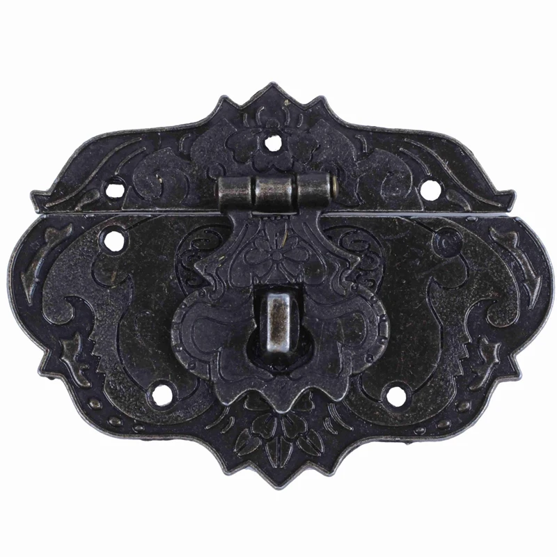 

Деревянный чехол для ящиков для инструментов, 77 мм x 57 мм, застежка, Засов защелка бронзового оттенка