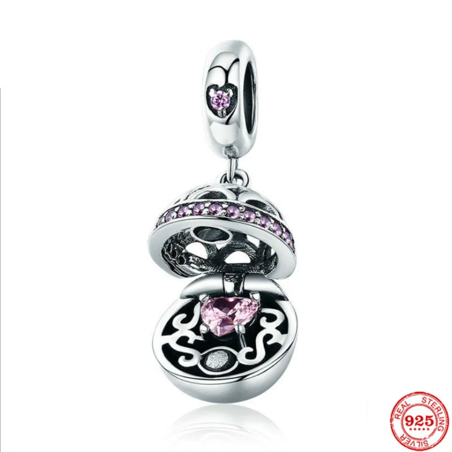 Новинка серебро 925 пробы чашка стетоскоп солнце открытая любовь фотоэлемент