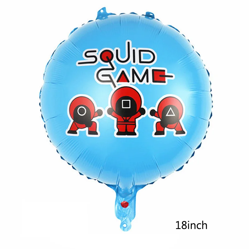 Воздушные шары из фольги в виде игры кальмар | Дом и сад