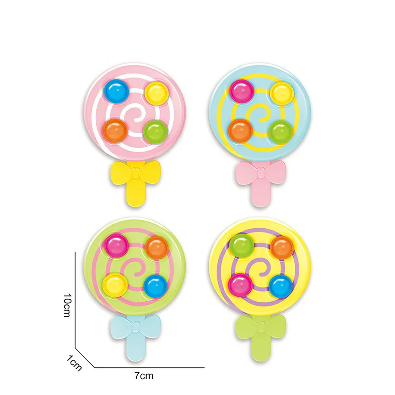 

Hot!!!Fidget Toy Push Bubble Colorful Sensory Lollipop Creative Toy Autism Need Stress Reliever Toy Simple Dimple Fidget Toy New