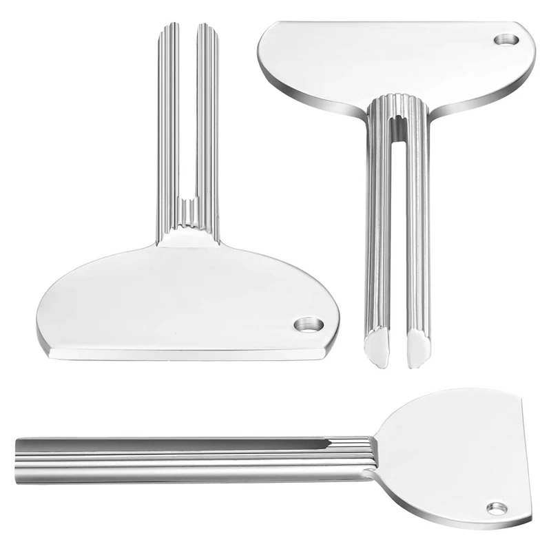 6 шт. Металлический Дозатор зубной пасты дозатор ключ ролика трубки паста