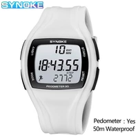 top luxury pedometer watches chronograph sport watches men clock 5bar waterproof alarm clock digital watch male reloj hombre new