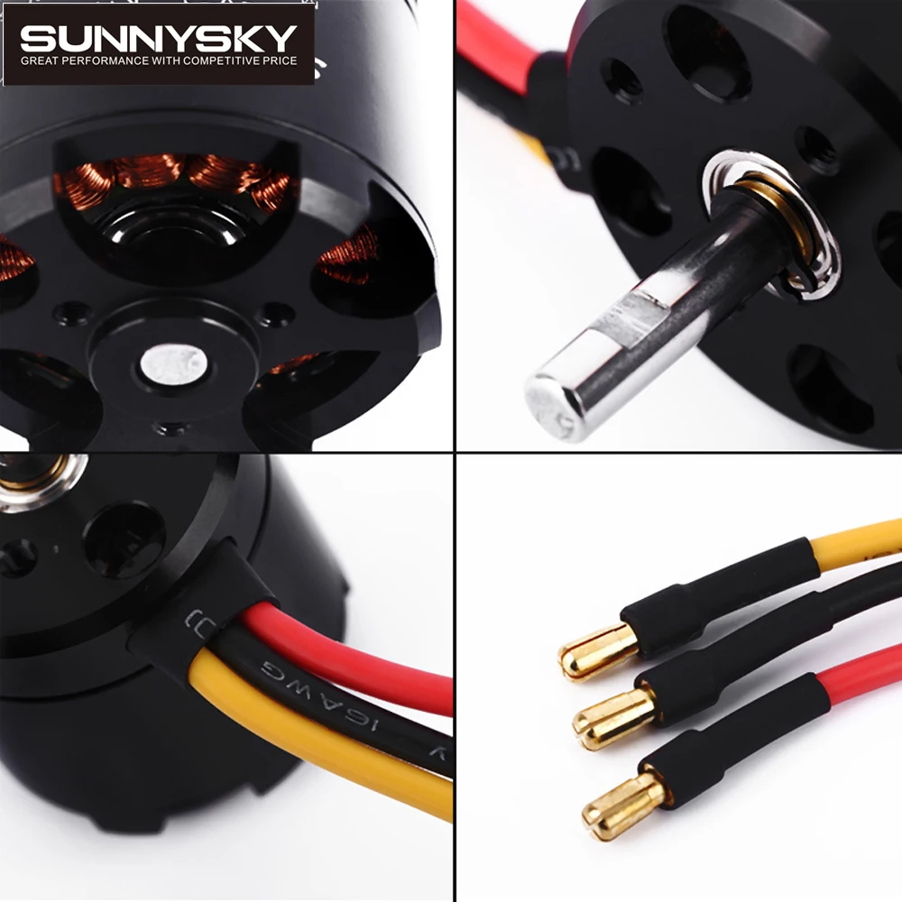 1 шт. Sunnysky X2820 800KV/920KV/1100KV бесщеточный двигатель для радиоуправляемого вертолета