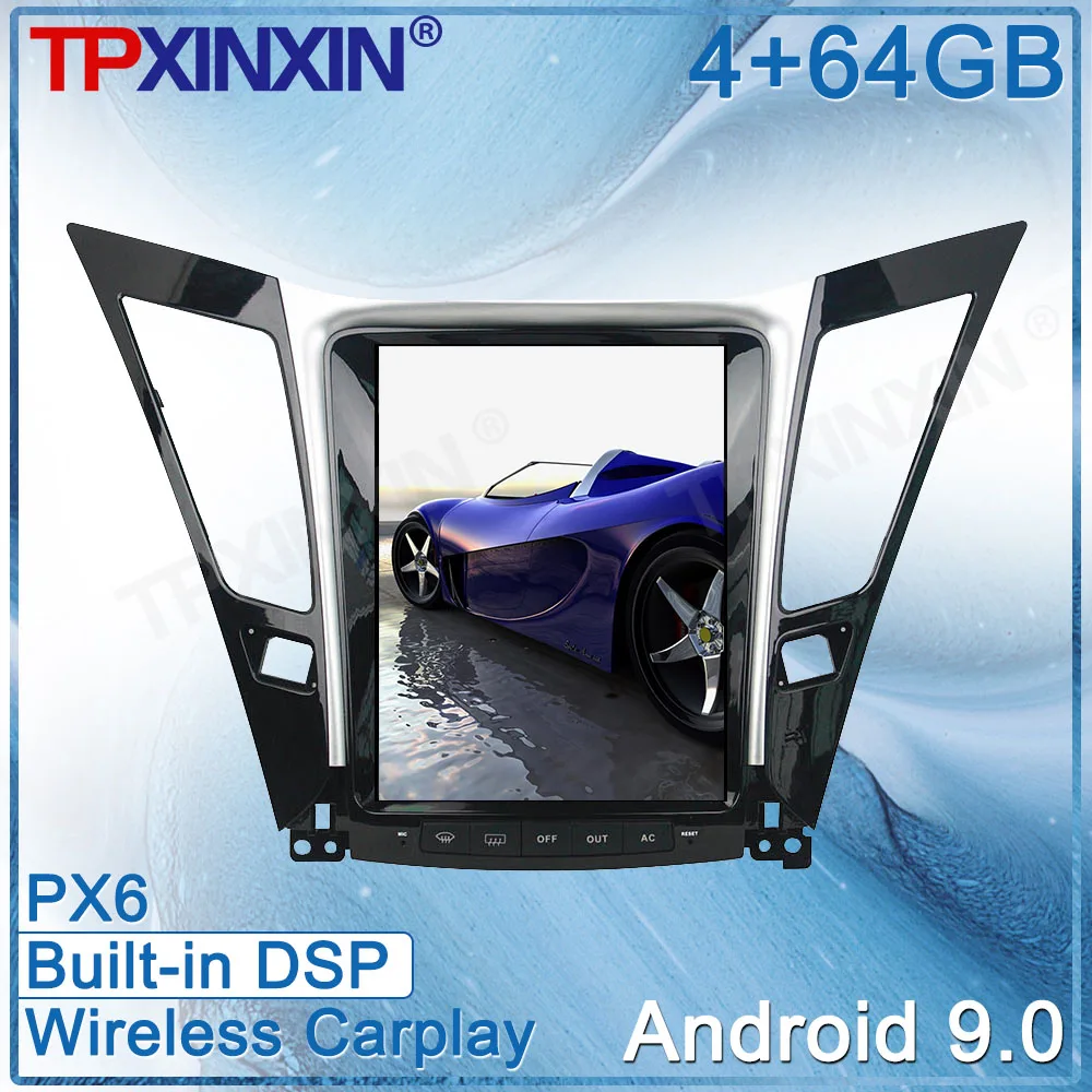 

Android для Hyundai Sonata 2014 2015 2016 Tesla Styel автомобильный DVD-экран GPS-навигация Радио рекордер мультимедиа Palyer головное устройство