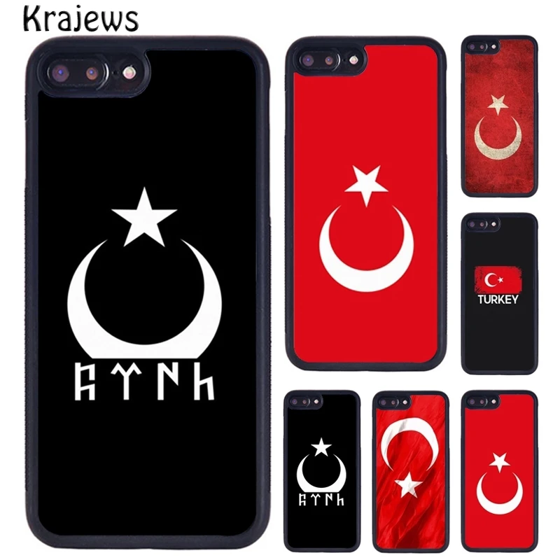 Чехол для телефона krajew Turkei с турецким флагом Ataturk iPhone 5 6 S 7 8 plus 11 12 Pro X XR XS Max Samsung Galaxy