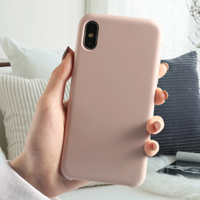 Роскошный официальный силиконовый чехол для телефона с логотипом для Apple iPhone 7 8 6 s 6S Plus чехол для iPhone XR X XS 11 Pro Max получехол iPhone 6Plus 6sPlus 7Plus 8Plus XSMAX 11ProMax 11Pro LOGO