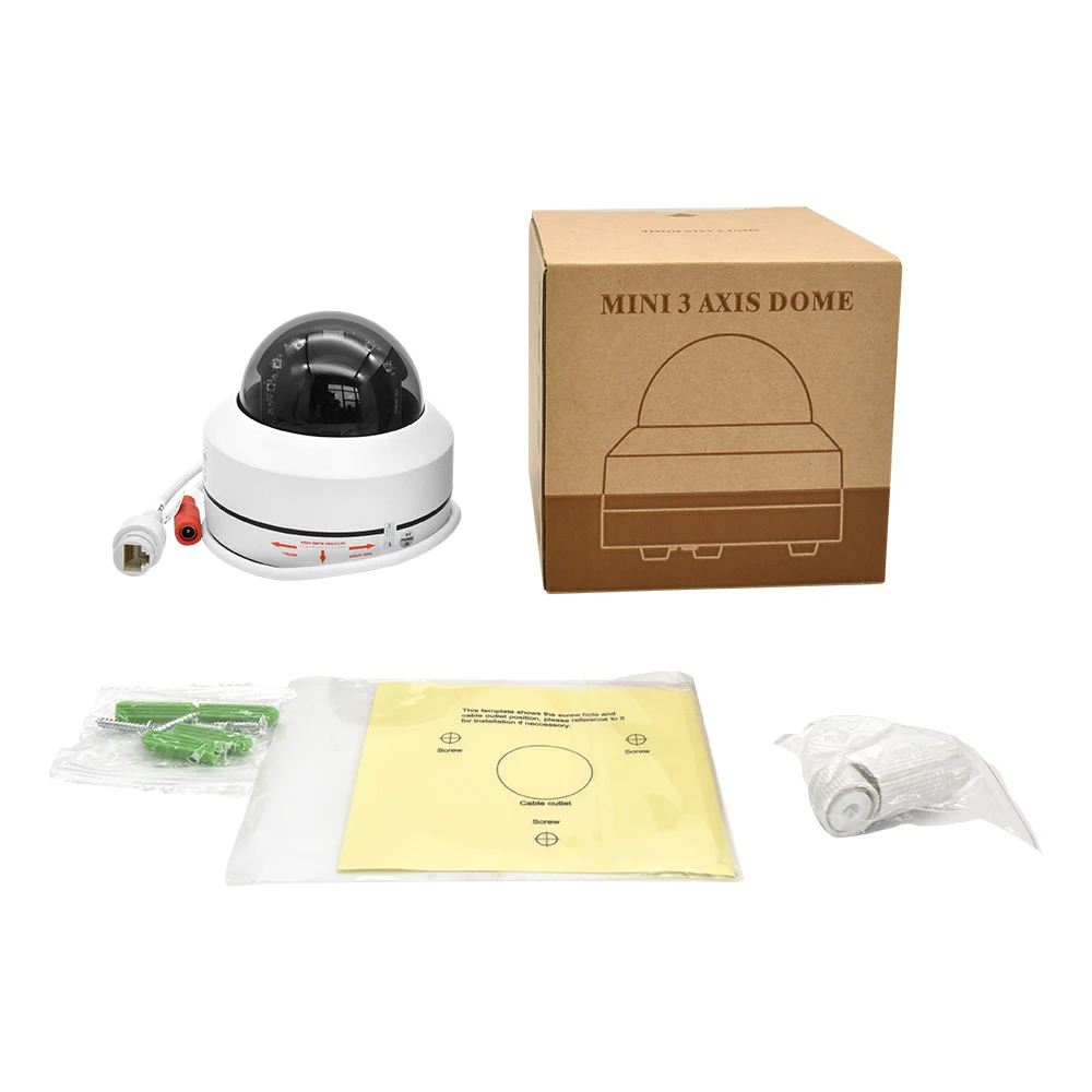 Hikvision совместимая PTZ IP камера 5 Мп купольная PoE IR 4X 16X с автоматическим увеличением