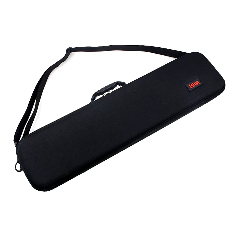 EVA Fishing Bags 63cm Shockproof Fishing Tackle Bag with Strap Outdoor Portable Rod Reel Carry Box Pole Storage Case A530