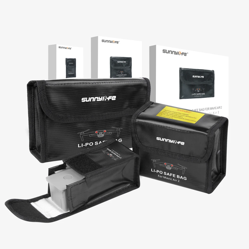 Sunnylife DJI Mavic Air 2 LiPo безопасная Взрывозащищенная защитная сумка для хранения