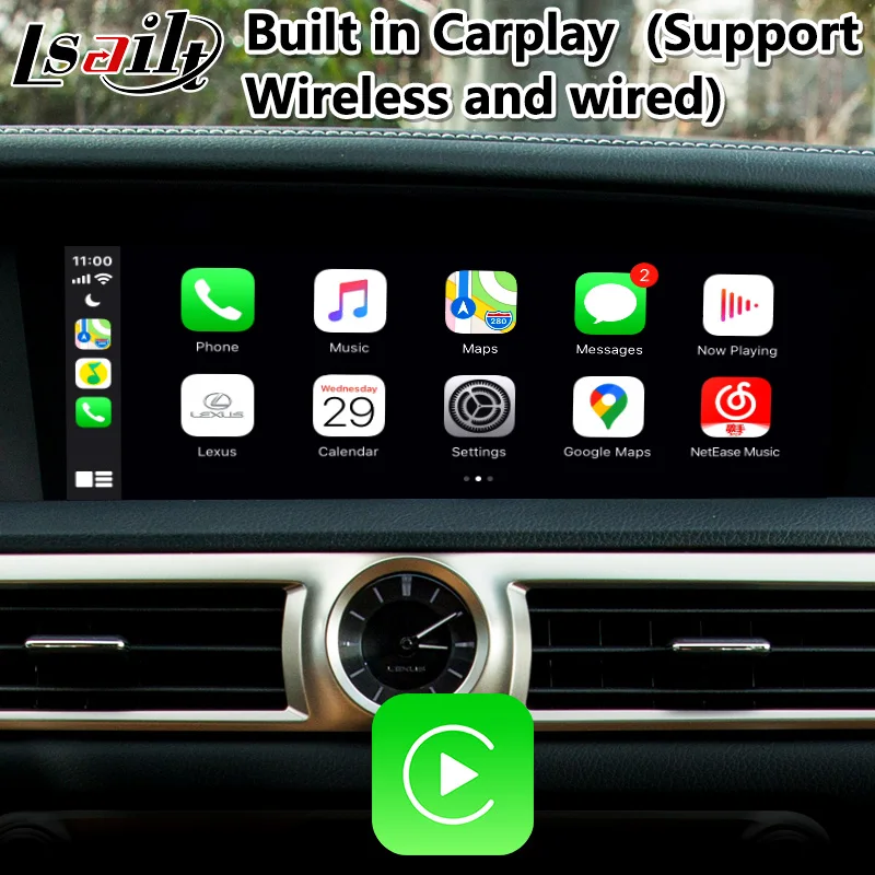 Lsailt Android Carplay мультимедийный видеоинтерфейс для Lexus GS300h GS350 GS 2013 2020 модель мыши GPS