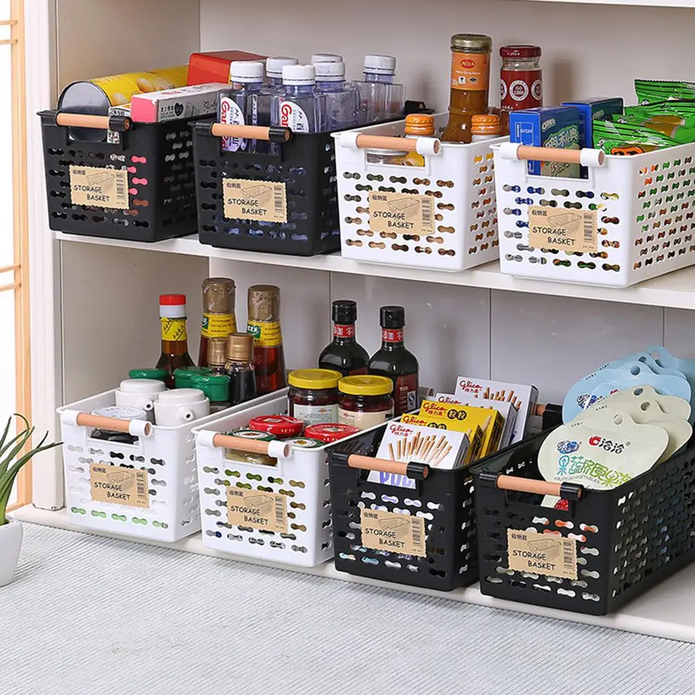 Японская пластиковая корзина для хранения 30 5x15x12 5 см настольная косметическая