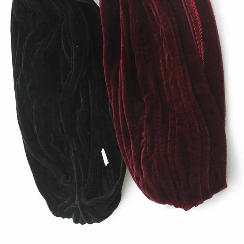 Женские шапки-тюрбаны забавные шапки с запахом из Индии женские зимние бархатные