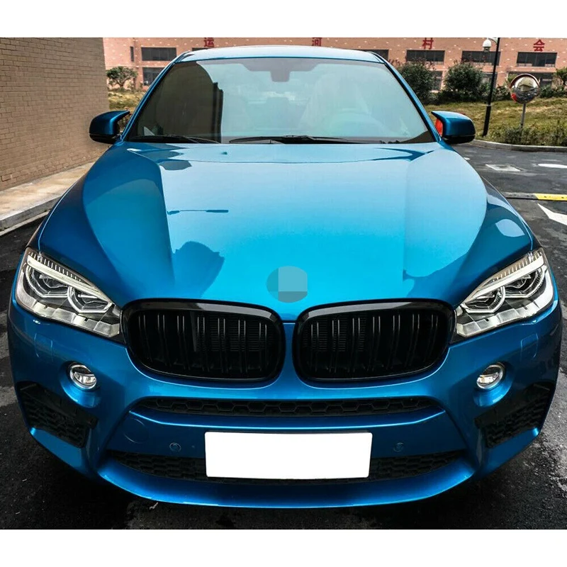 Передняя носочная решетка двойная планка Спортивная для BMW X5 F15 X6 F16 X5M F85 X6M F86 2013 2019