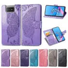 ROG Phone 3 ZS661KS чехол для Asus Zenfone 7 Pro ZS671KS ZS670KS 3D кожаный чехол-кошелек с бабочкой для телефона