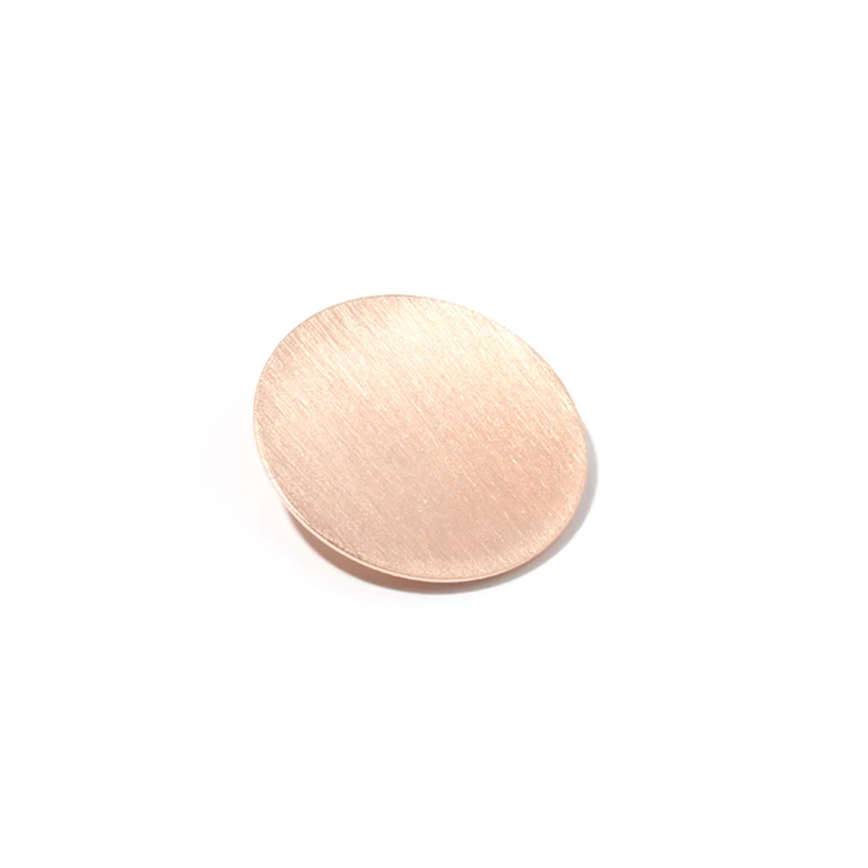 1-Rose gold Round Новые металлические заколки для волос, круглые треугольные заколки, заколки для волос, женские шпильки для волос, заколка для хвоста, аксессуары для волос для девочек - Окраска металла: 1-Rose gold Round