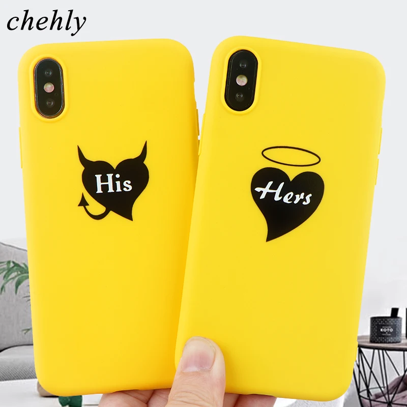 Чехол для телефона Devil Angel IPhone 6s 7 8 11 Plus Pro X XS Max XR чехлы пар силиконовые Аксессуары