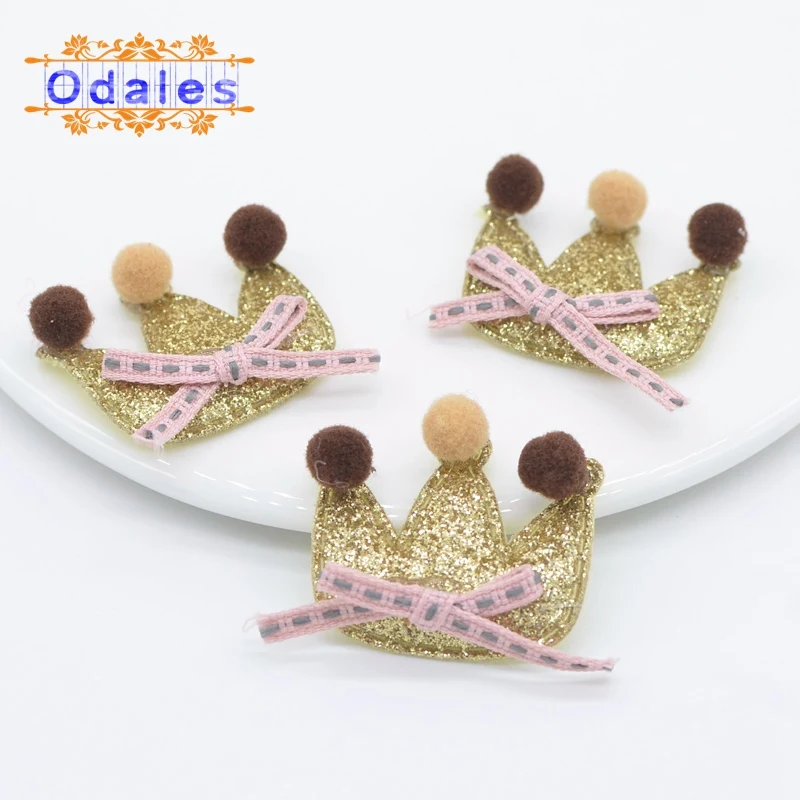 Нашивки &quotКорона&quot для леггинсов с помпонами в Корейском стиле аппликация