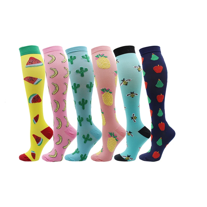 

Compression Stockings Outdoor Sports Socks Golfs Tube Football Socks Multi Color Medical Nursing Hiking Running Fitness Socks