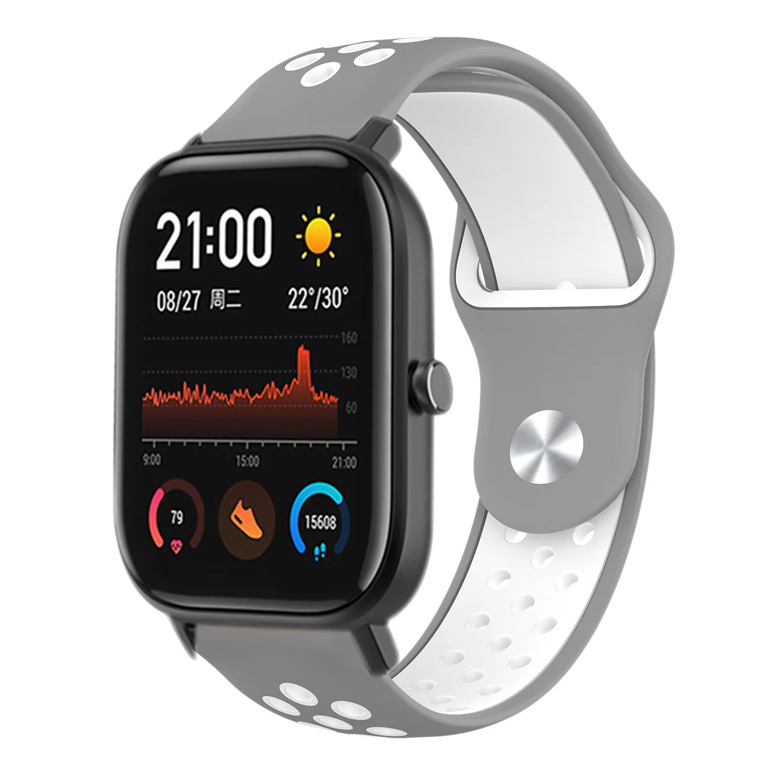 Силиконовый ремешок для Xiaomi Huami AMAZFIT GTS Smart Watch Band 20 мм для Amazfit GTR 42 мм браслеты Correa