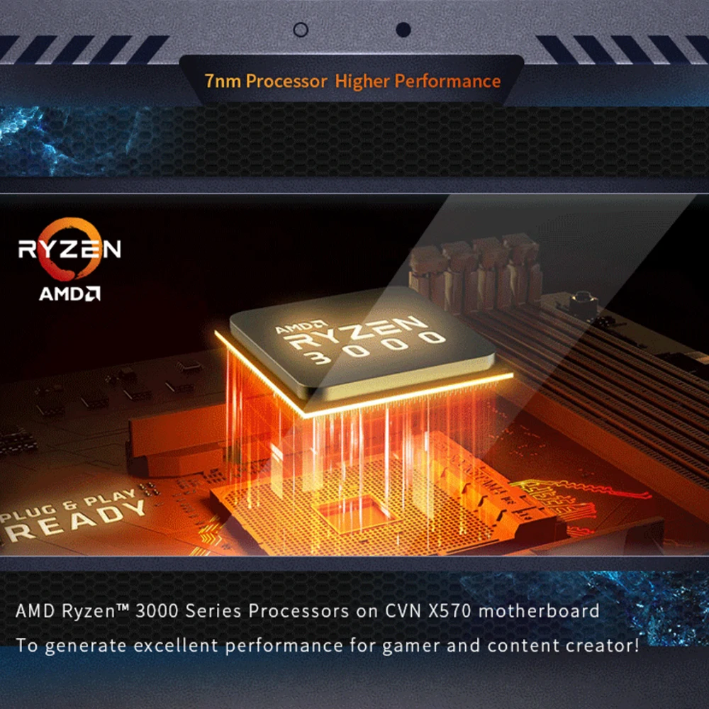 Цветная материнская плата CVN X570 GAMING PRO V14 мультизащита процессор AMD AM4 Ryzen 2000 и 3000 |
