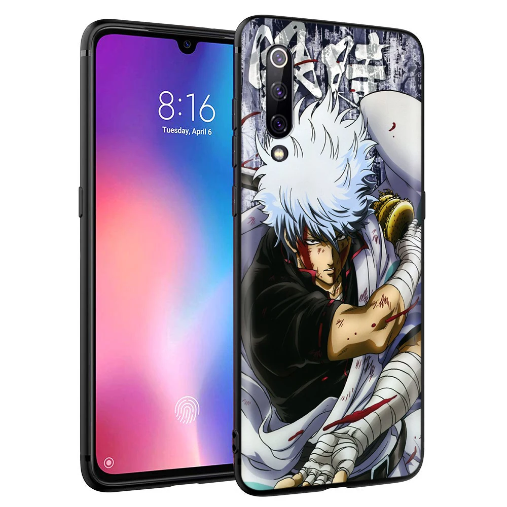 Чехол гинтоки Саката гинтама для Xiaomi Redmi Note 4 4x 4a 5 5a 6 8 8A MI 9 9s 10 8T K30 Pro Max Lite Plus |