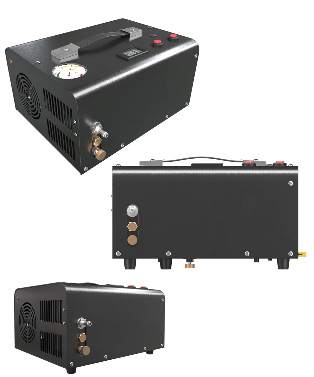 Профессиональный воздушный компрессор высокого давления PCP 4500 фунт/кв. Дюйм 0-30