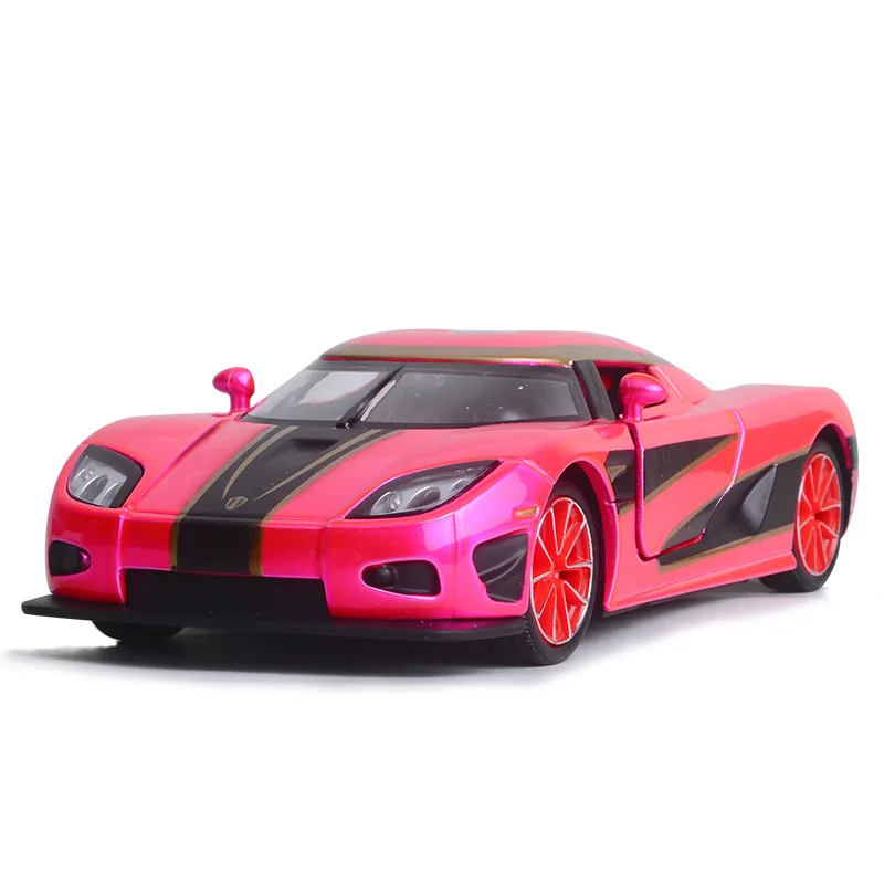 Высокая имитация 1:32 Koenigseker спортивный автомобиль сплав модель кнопка открытый