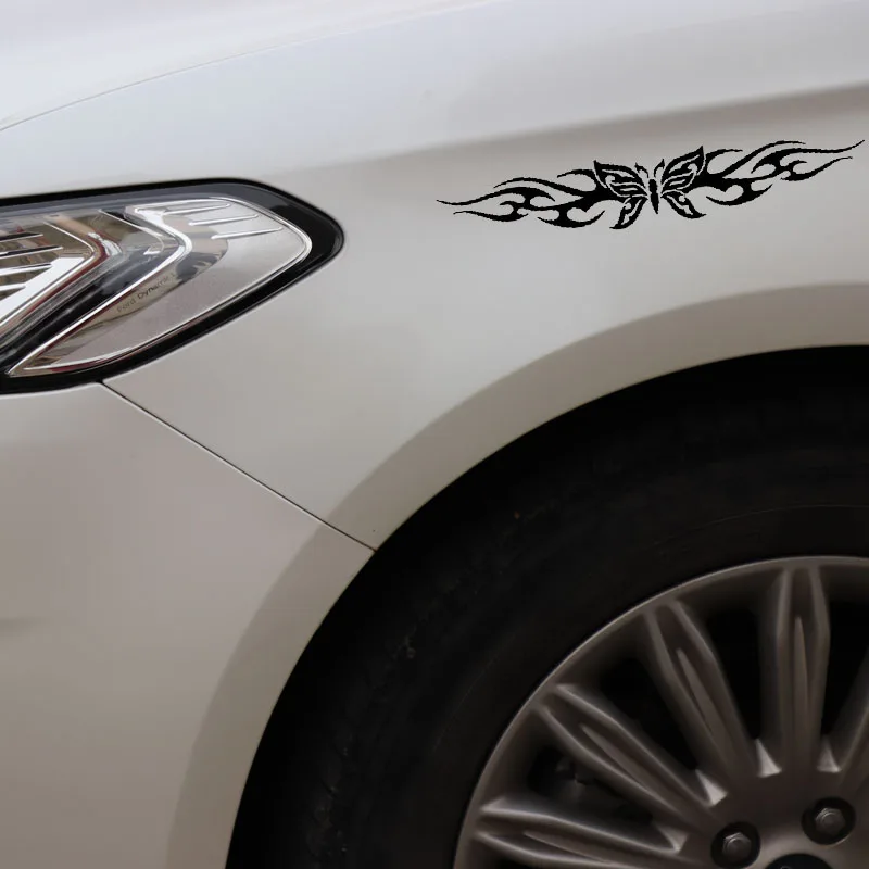 Автомобильные наклейки красивая бабочка племенные графические виниловые