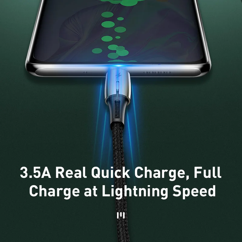 Baseus USB кабель 3 в 1 usb type C кабель для samsung S10 iPhone XR XS Max 11 USB зарядное устройство светодиодный кабель Micro USB зарядное устройство Шнур