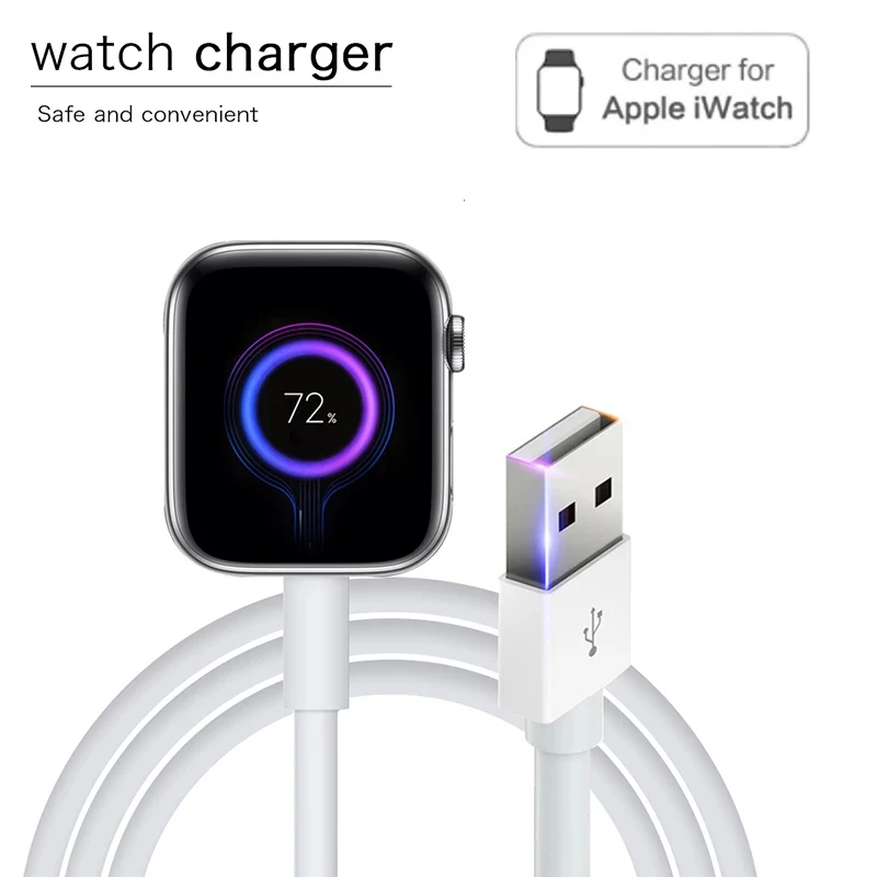 portable wireless charger for iwatch 7 6 5 4 magnetic charging dock station usb charger cable for apple watch series 7 6 5 4 3 2 free global shipping