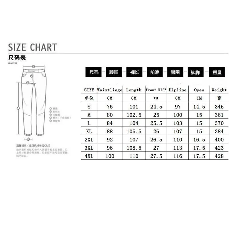 New Fashion Mens Blue Hip Hop Skinny Jeans Jogger Pants Men Plus Size Stretchy Ripped Skinny Biker Jeans Slim Fit Denim Trousers