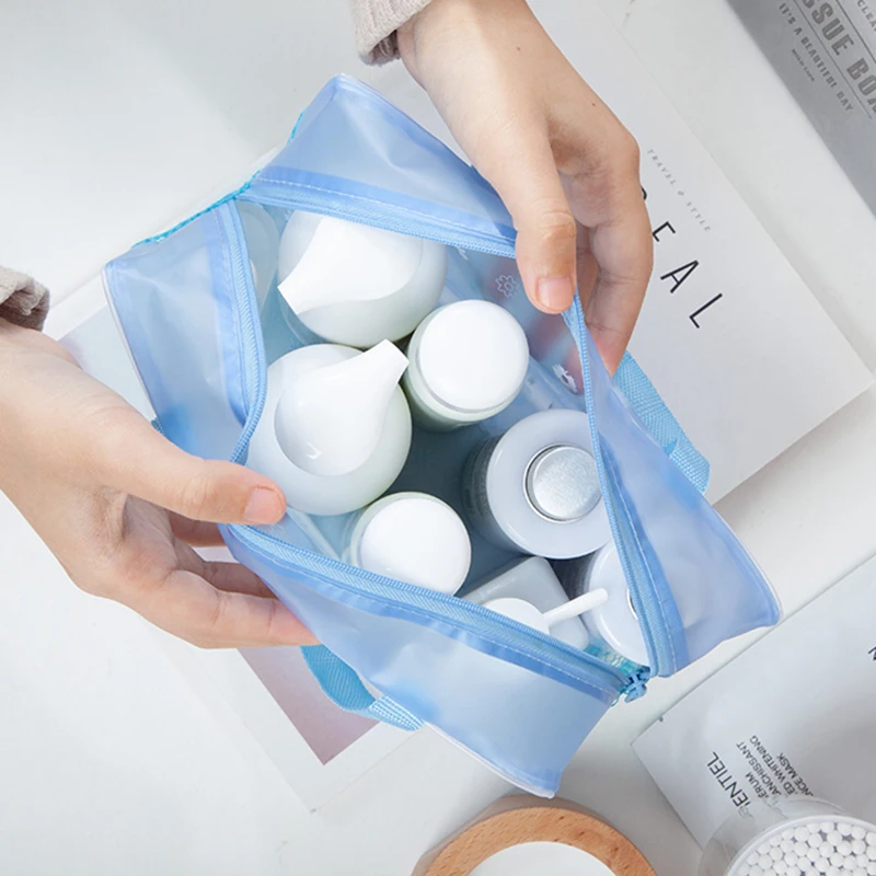 Маленькие Прозрачные сумки прозрачные косметички для женщин пластиковые