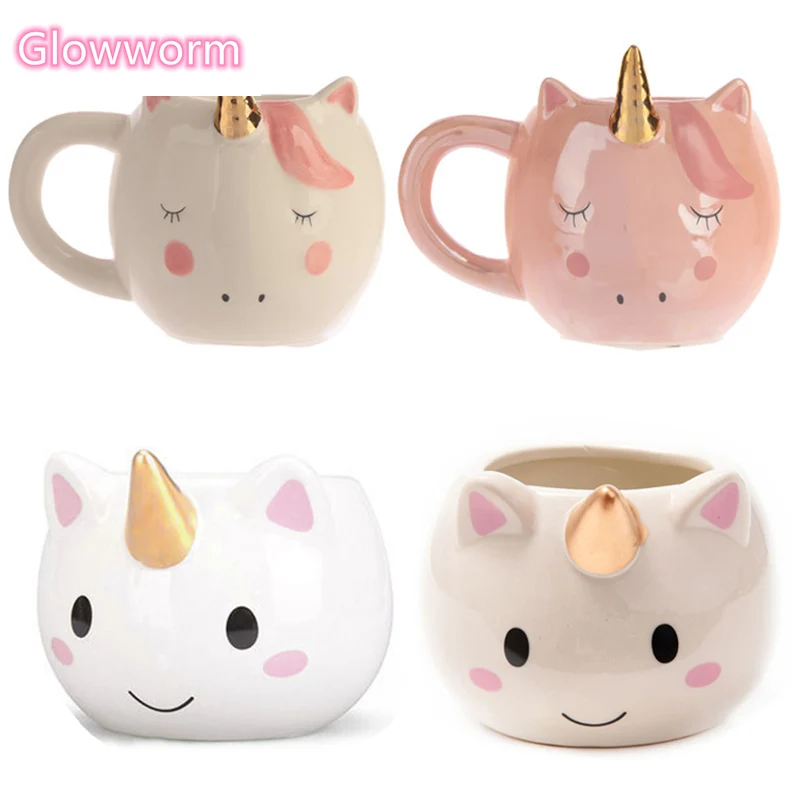 Кружка с единорогом 300 мл кружка радужной лошадью чашка симпатичная керамическая