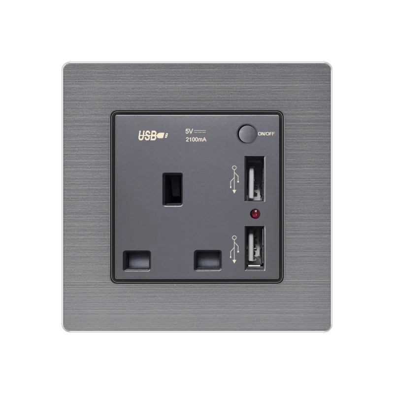 Универсальная Розетка KAMANNI с пятью отверстиями розетка двумя USB портами