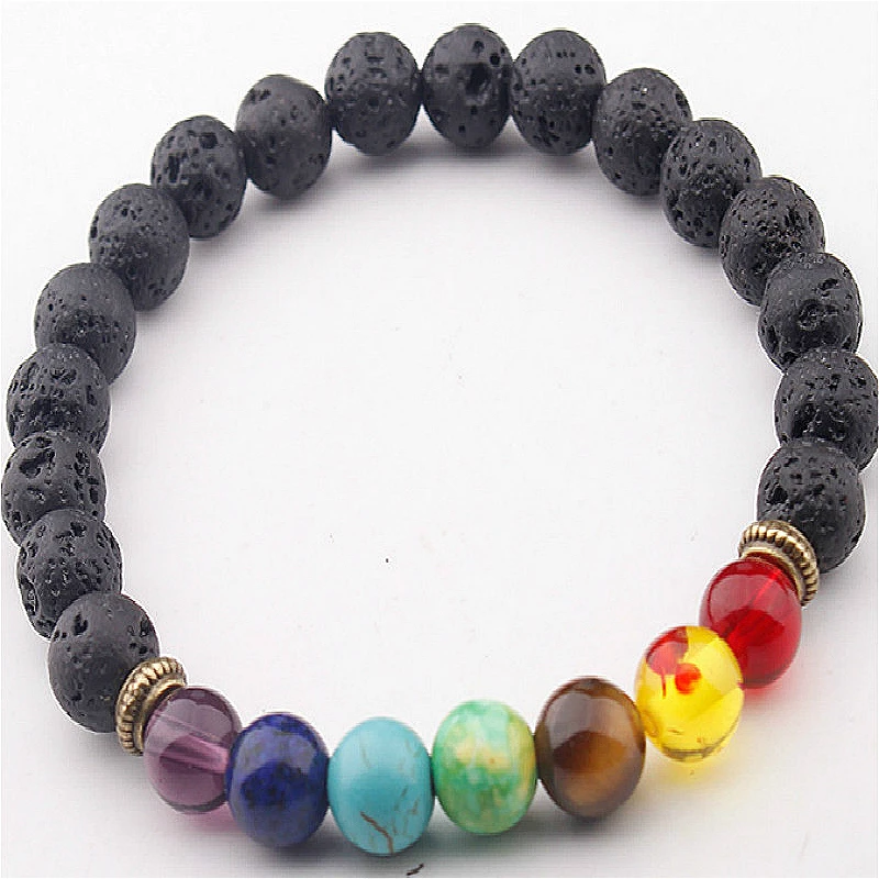 Распродажа новые модные женские браслеты из вулканической лавы балансирующие