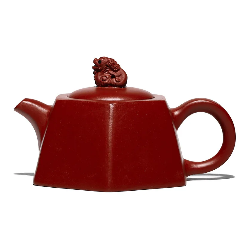 

6 SIDE YIXING TEAPOT HANDMADE DAHONGPAO NI KETTLE KUNG FU DRINKWARE
