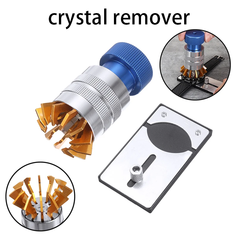 Watch Plastic Crystal Remover with Base Lift Front Case Remover Insert Watch Glass Remove Replace Opener Watchmaker Repair Tool